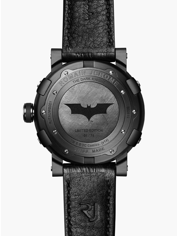 Batman DNA 紀(jì)念英雄誕生75周年    向白天的商務(wù)人士，黑夜的神秘英雄致敬              Romain Jerome 推出全新“蝙蝠俠”腕表 Romain Jerome 主題表 Batman –DNA 蝙蝠俠 新表預(yù)覽  第4張