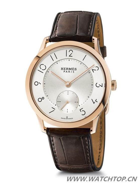 愛馬仕推出全新Slim d’Hermès腕表系列 Slim d’Hermès 愛馬仕 新表預覽  第2張