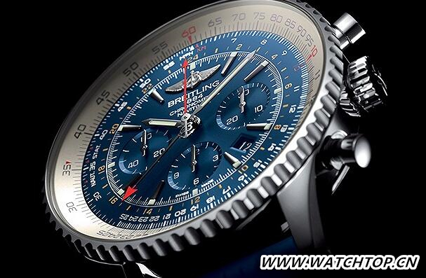 手腕上的極光藍(lán)，Breitling 最新限量款“NAVIGIER GMT”腕表登場 限量版“NAVITIMER GMT” Breitling 腕表? 新表預(yù)覽  第2張
