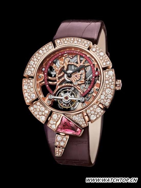 寶格麗 Serpenti Incantati 鏤空陀飛輪珠寶腕表 Serpenti Incantati 珠寶 寶格麗 陀飛輪 腕表 新表預(yù)覽  第4張